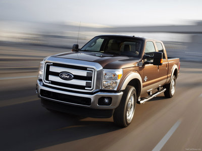 Ford Super Duty 2011 canvas poster