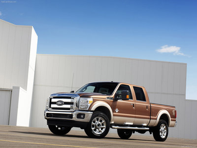 Ford Super Duty 2011 canvas poster