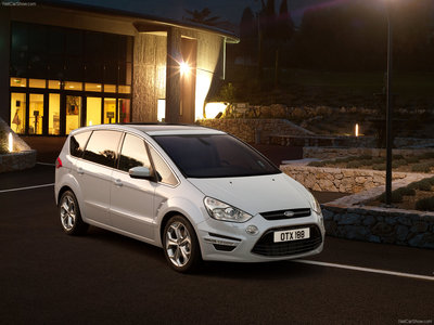 Ford S MAX 2011 wooden framed poster