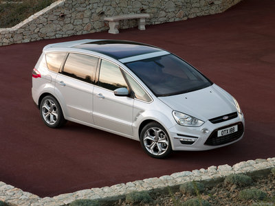 Ford S MAX 2011 wooden framed poster
