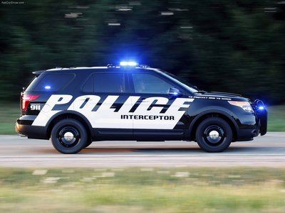 Ford Police Interceptor Utility Vehicle 2011 canvas poster