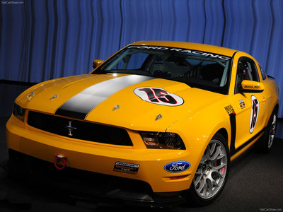 Ford Mustang Boss 302R 2011 poster