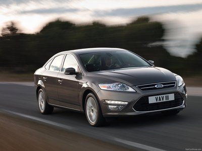 Ford Mondeo 5 door 2011 canvas poster