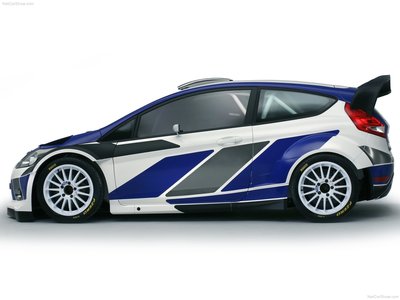 Ford Fiesta RS WRC 2011 canvas poster