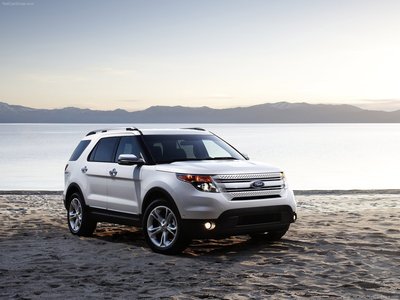 Ford Explorer 2011 Poster with Hanger