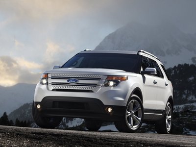 Ford Explorer 2011 canvas poster
