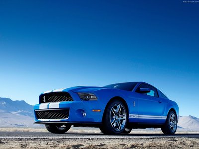 Ford Mustang Shelby GT500 2010 Poster with Hanger