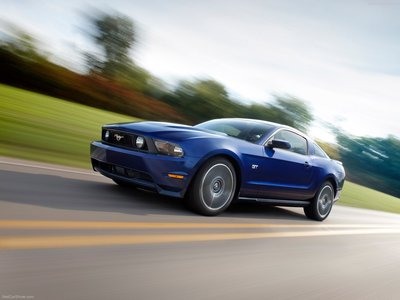 Ford Mustang 2010 canvas poster