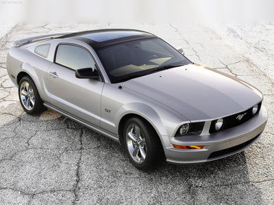 Ford Mustang Glass Roof 2009 Poster with Hanger