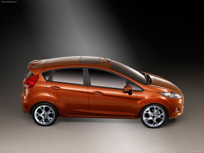 Ford Fiesta S 2009 Poster with Hanger