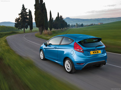 Ford Fiesta 2008 canvas poster