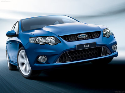 Ford FG Falcon XR8 2008 canvas poster