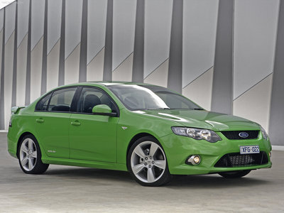 Ford FG Falcon XR6 Turbo 2008 Poster with Hanger