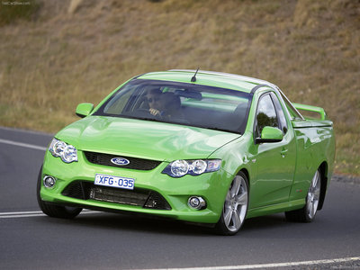 Ford FG Falcon Ute XR8 2008 Poster with Hanger