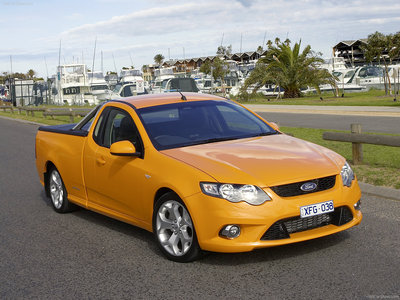 Ford FG Falcon Ute XR6 Turbo 2008 Poster with Hanger