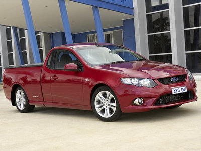 Ford FG Falcon Ute XR6 2008 Poster with Hanger