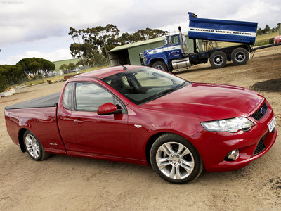Ford FG Falcon Ute XR6 2008 Poster with Hanger