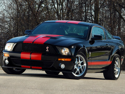 Ford Mustang Shelby GT500 Red Stripe 2007 calendar