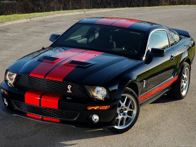 Ford Mustang Shelby GT500 Red Stripe 2007 Tank Top