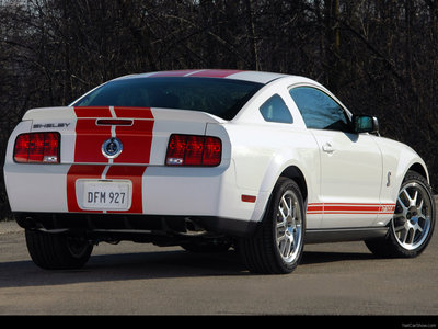 Ford Mustang Shelby GT500 Red Stripe 2007 stickers 23798