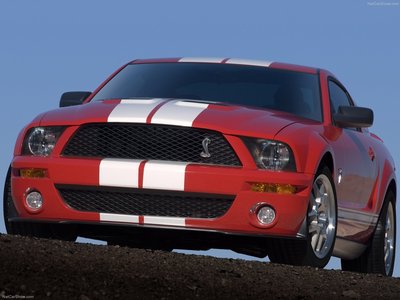 Ford Mustang Shelby GT500 2007 canvas poster