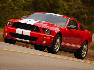 Ford Mustang Shelby GT500 2007 Poster with Hanger