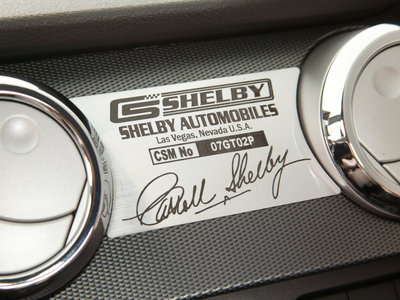 Ford Mustang Shelby GT 2007 stickers 23822