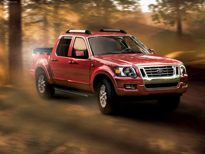 Ford Explorer Sport Trac 2007 canvas poster