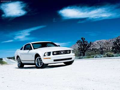 Ford Mustang V6 Pony 2006 pillow