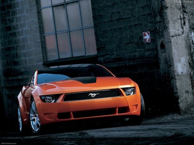 Ford Mustang Giugiaro Concept 2006 Poster with Hanger
