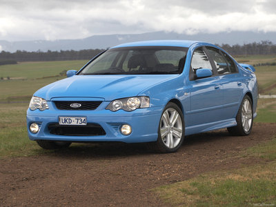 Ford BF MkII Falcon XR8 2006 Poster with Hanger