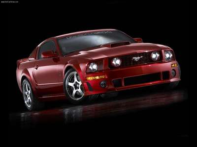 Ford Mustang at SEMA 2004 2005 Poster with Hanger
