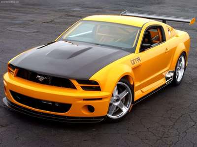 Ford Mustang GTR 40th Anniversary Concept 2004 canvas poster