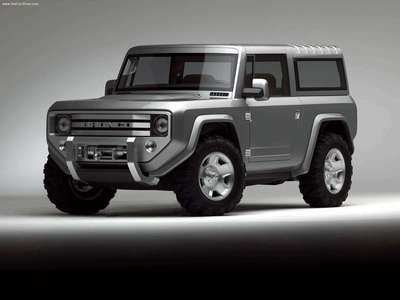 Ford Bronco Concept 2004 canvas poster
