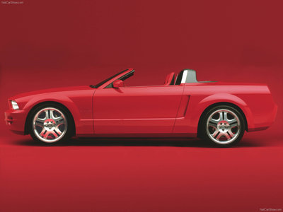 Ford Mustang GT Convertible Concept 2003 Poster with Hanger