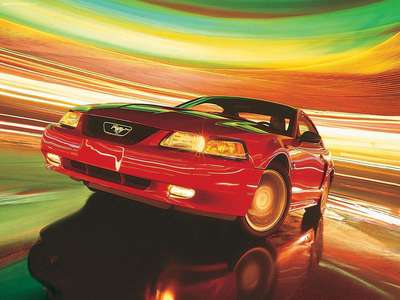 Ford Mustang 2002 canvas poster