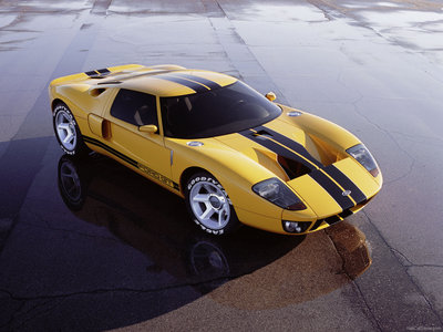 Ford GT40 Concept 2002 Poster with Hanger