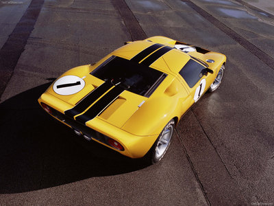 Ford GT40 Concept 2002 Poster with Hanger