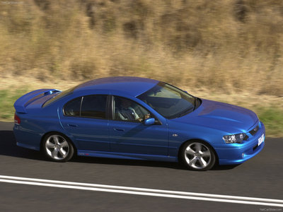 Ford BA Falcon XR8 2002 Poster with Hanger
