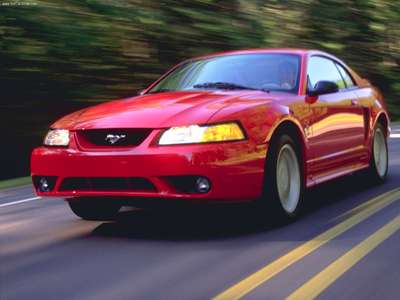 Ford Mustang SVT Cobra 1999 canvas poster