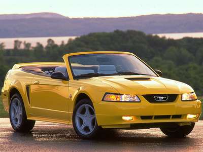 Ford Mustang GT 1999 canvas poster