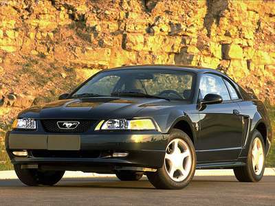 Ford Mustang GT 1999 Poster with Hanger