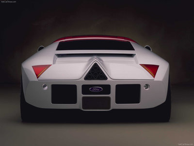 Ford GT90 Concept 1995 metal framed poster