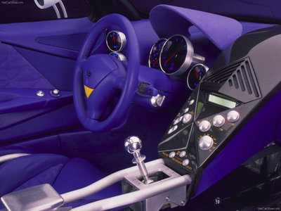 Ford GT90 Concept 1995 metal framed poster