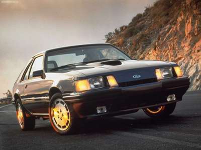 Ford Mustang 1986 Poster with Hanger