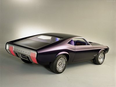 Ford Mustang Milano Concept 1970 Poster with Hanger