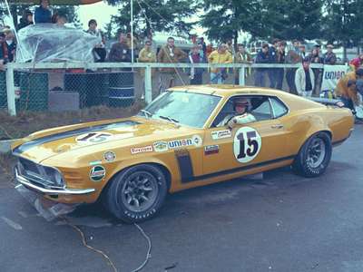 Ford Mustang Boss 302 1970 Poster with Hanger