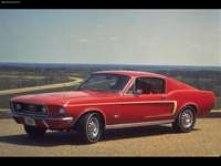 Ford Mustang GT 1968 Mouse Pad 25247