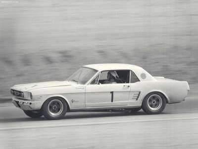 Ford Mustang 1966 canvas poster
