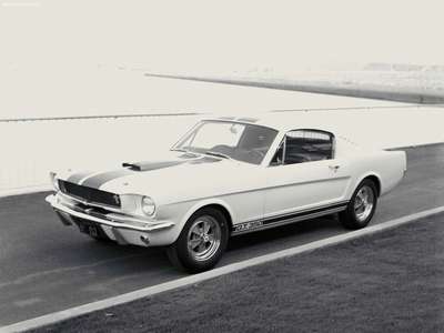 Ford Mustang Shelby GT350 1965 canvas poster